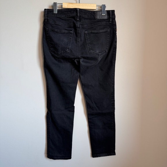 American‎ Eagle Black Denim Men's Airflex+ Jeans Size 32x32 Casual Campus Y2K - Picture 4 of 15